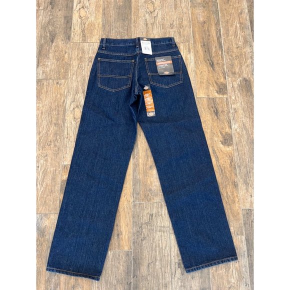 Dickies Dark Blue Jeans Denim Straight Leg Regular Fit Men's Size 28x32 NWT Work - Picture 4 of 5